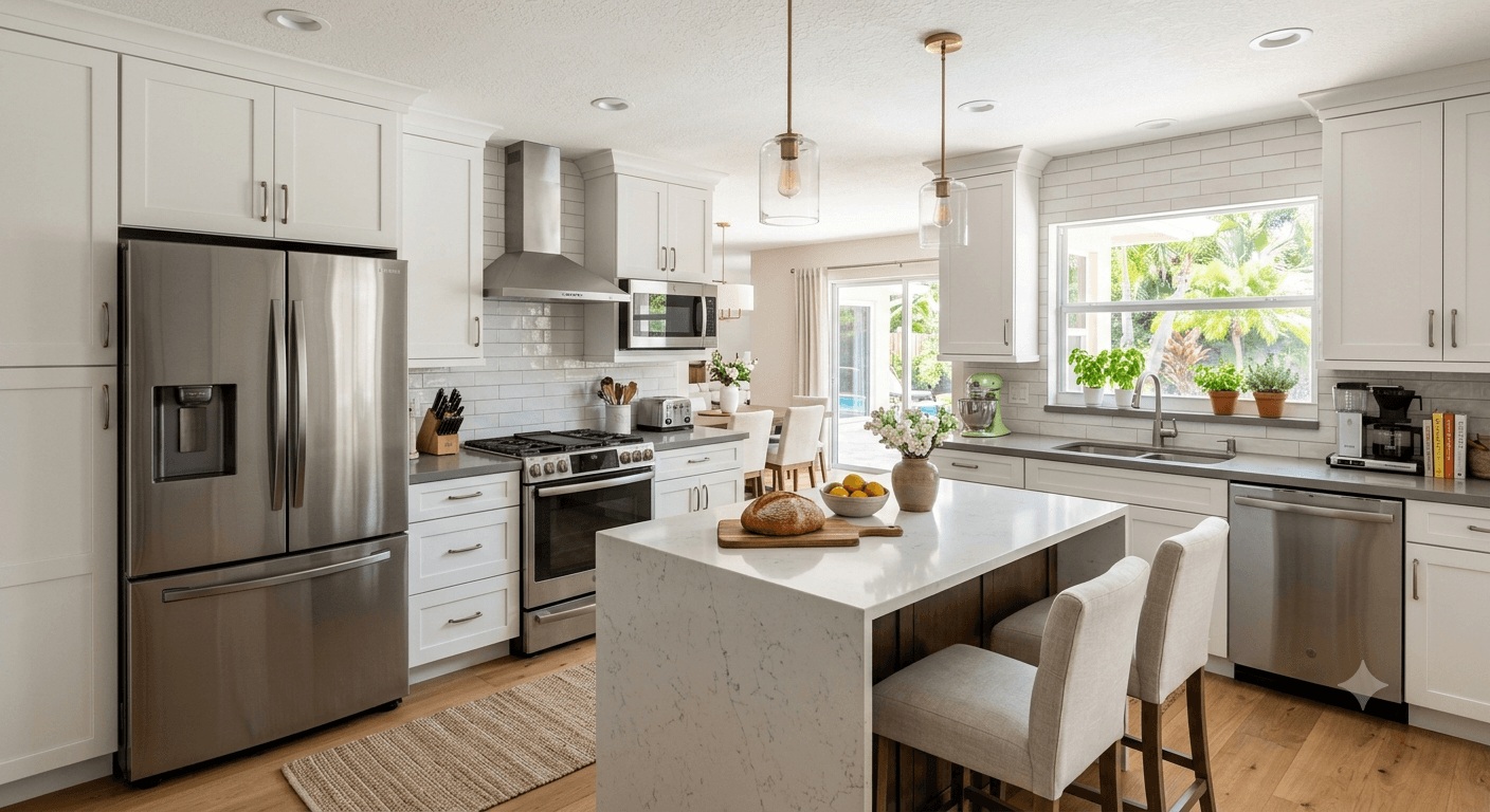 Professional kitchen & appliances cleaning for move in/out