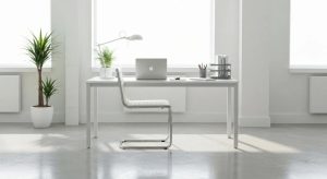 Clean and organized office space highlighting professional cleaning solutions